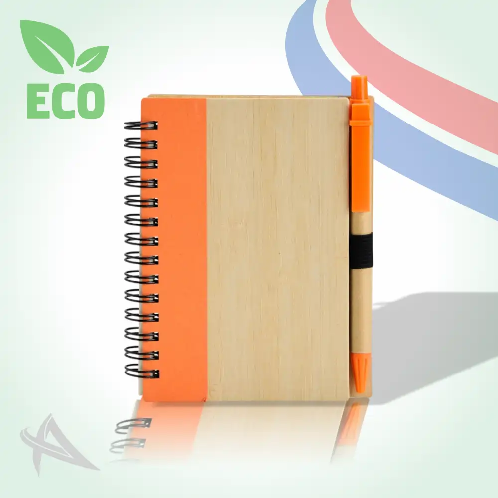 Caderno Ecológico com Caneta