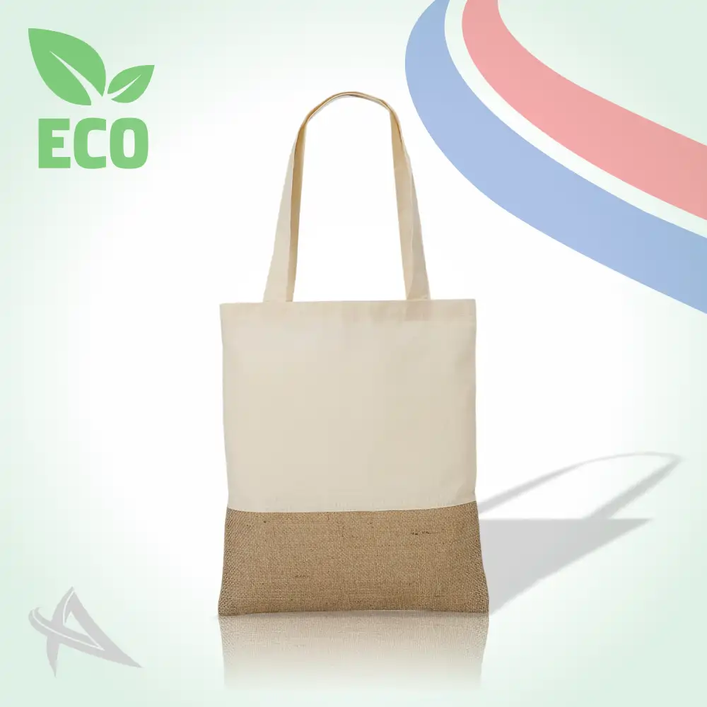 Sacola Ecológica em Algodão e Juta